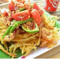ส้มตำทอด