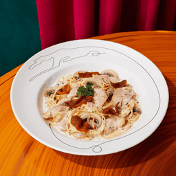 สปาเกตตีคาโบนาร่าแบบเบาๆ