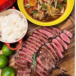 สเต็กสไตล์ไทย เซ็ต XL(ស្ទេកសាច់គោស្ទីលថៃ)