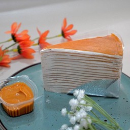 เครปเค้กชาไทย ซอสชาไทย