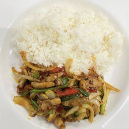 ข้าวพริกเผาไก่