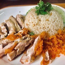 ข้าวมันไก่ต้ม+ไก่ทอด