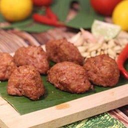 หมูกระเทียมวุ้นเส้นทอด