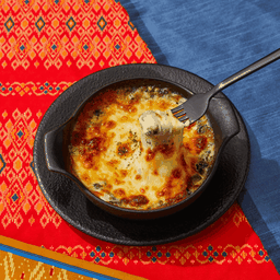 ผักโขมอบชีส (V)