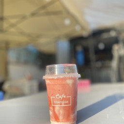 สตอเบอรี่+โยเกิร์ตปั่น สูตรเข้มข้นพิเศษ ยอดฮิต**