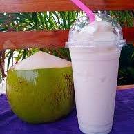 มะพร้าวนมสด ปั่น