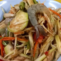 ตำกุ้งสด