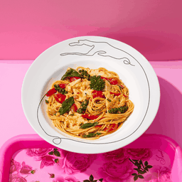 สปาเกตตีผัดพิโรธไก่