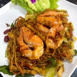 เส้นผัด กะเพราแห้ง