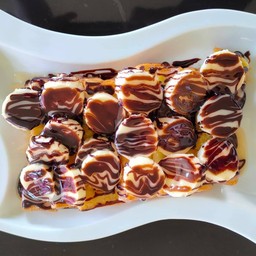 ปังกล้วยราดช็อกโกแลต หนา