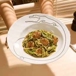 เฟตตูชินีเพสโต้หอยเชลล์นิวซีแลนด์