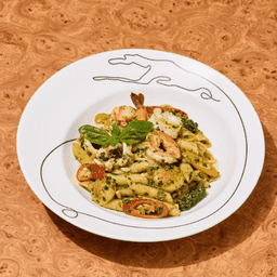 เพนเน่ทะเลผัดซอสเพสโต้