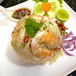 ข้าว ขยำกุ้ง