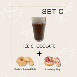 Ice Chocolate + Donut