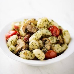 Gnocchi Bacon, Mushroom & Pesto