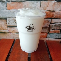 มะพร้าวปั่นนมสด