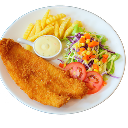 สเต็กปลาดอลลี่ทอด