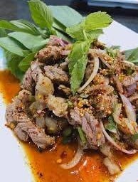 เขยหนองบุ  ลาบก้อย  อาหารตามสั่ง