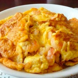 ข้าวไข่เจียวกุ้งสับ