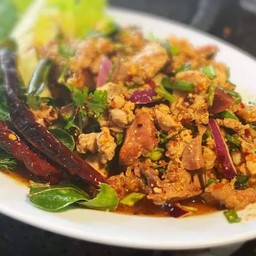 ลาบหมู สุก