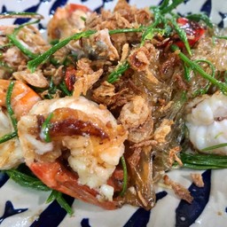 กุ้งคั่วพริกเกลือรสจัดจ้าน