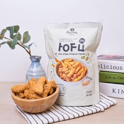 Plant base protein ฟองเต้าหู้อบกรอบ รสเกลือชมพู แคลน้อย คีโต