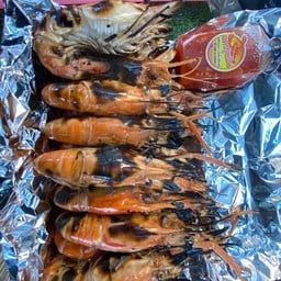 กุ้งแม่น้ำเผาหัวมัน 1 กิโลกรัม (  14-16 ตัวโล )