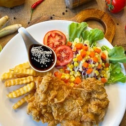 สเต็กไก่กรอบ เทอริยากิ