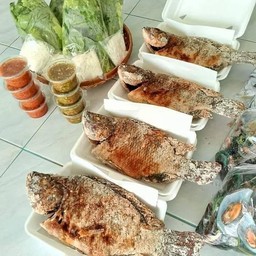 เมี่ยงปลาเผา