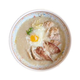 โจ๊กหมู + เครื่องใน  +ไข่ไก่