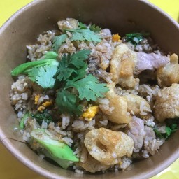 ข้าวผัดโบราณกากหมู