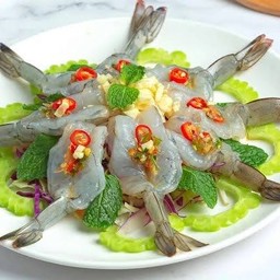 กุ้งแช่น้ำปลา