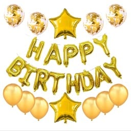 ชุดเซตแฮปปี้เบิดเดย์  ดาวสีทอง