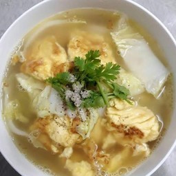 ต้มจืดไข่น้ำใส่หมูเด้ง