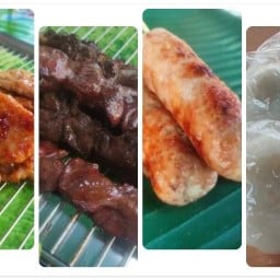 ร้านจ้ะเอ๋หมูปิ้งนมสดแหนมหมูเด้ง -