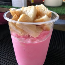 ปังเย็นนมชมพู