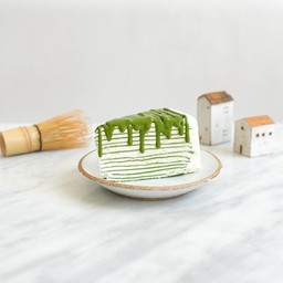 เครปเค้กมัชฉะกรีนที (MatchaGreenTeaCrepe Cake)