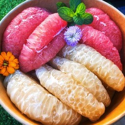 ส้มโอทูโทน แถมเครื่องจิ้ม กล่องใหญ่