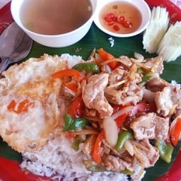 ผัดพริกสดหมู+ไข่ดาว