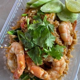 ข้าวผัดโบราณกุ้ง