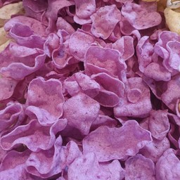 ข้าวเกรียบมันม่วง(1ถุง100กรัม)