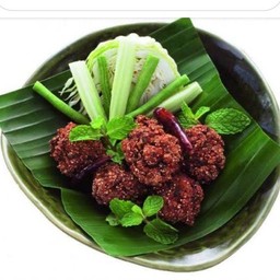 ลาบทอด