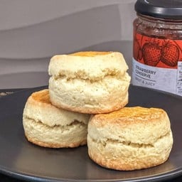 3 Scones with Strawberry Jam