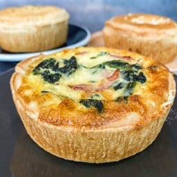 Spinach and Bacon Quiche
