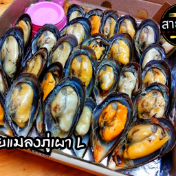 หอยแมลงภู่เผา ชุด L