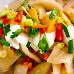 ยำผักกาดดอง