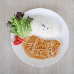 ข้าวหมูทอด