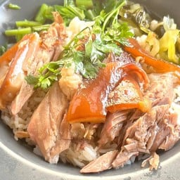 🍖ซ้งนครปฐม เอ็นคากิ ขาหมูสูตรน้ำแดง🍱 แม่สาย
