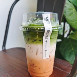 Two Tea -ชาเขียว+ชาไทย