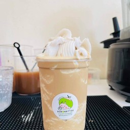 กาแฟ กาแฟ กาแฟ มะพร้าวน้ำหอมนมสดปั่น  ( มะพร้าวบ้านแพ้วแท้ 100%)